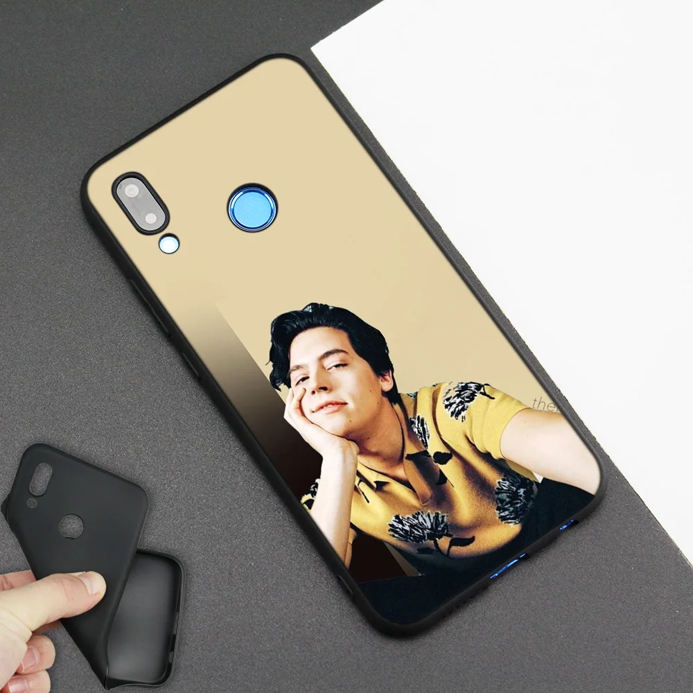 Beli Silikon Case Penutup untuk Huawei P20 P10 P9 P8 Lite Pro 2017 P Smart + 2019 Nova 3i 3E Telepon kasus Riverdale Cole Sprouse Jughead J