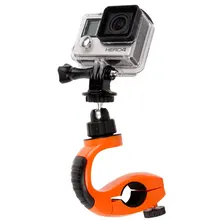SANGER for Gopro Accessories Bike Bicycle Handlebar Camera Mount 360 Degrees Flat Base For xiaomi yi Go Pro Hero 5 4 3+ Sj4000