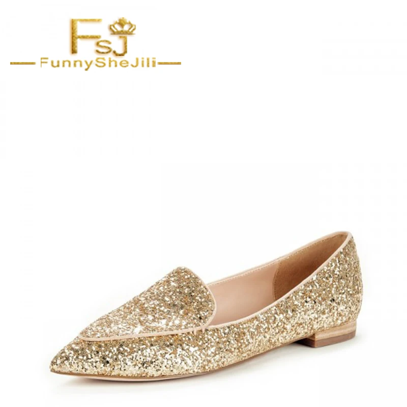 golden_glitter_loafers_for_women_pointy_toe_flats_2__1