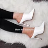ALMUDENA-escarpins en daim pour femmes, style concis, à talons aiguilles, à bout pointu, chaussures à enfiler pour le bureau et pour le quotidien, style gladiateur ► Photo 3/6