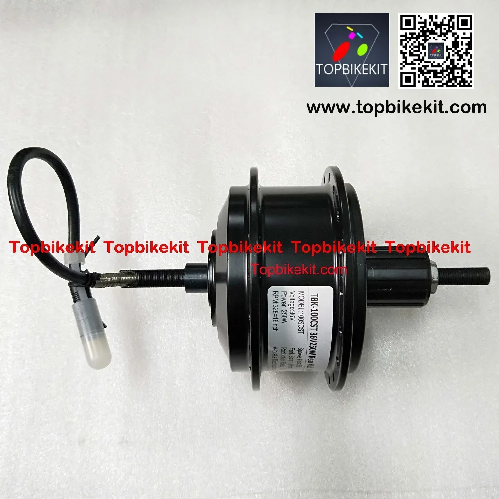 Sale Ebike Motor AKM-100CST 36V 250W Rear Hub Motor Fork Size 135mm RPM 201 or 328 / Q100CST 36V 250W ebike hub motor ebike parts 2