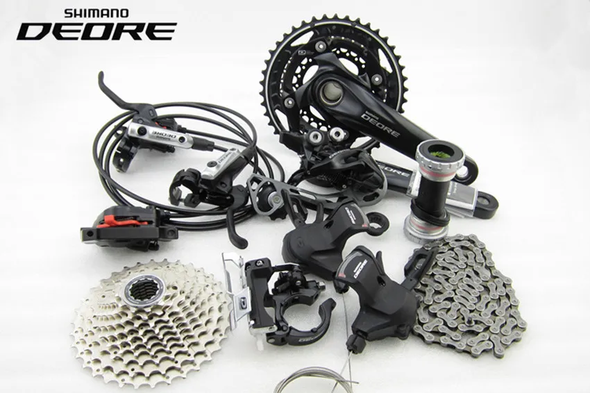 

SHIMANO DEORE M610 2x10S 20 Speed Groupset With M6000 OR M615 Hydraulic Disc Brake MTB Mountain Bike Derailleurs BB goup set