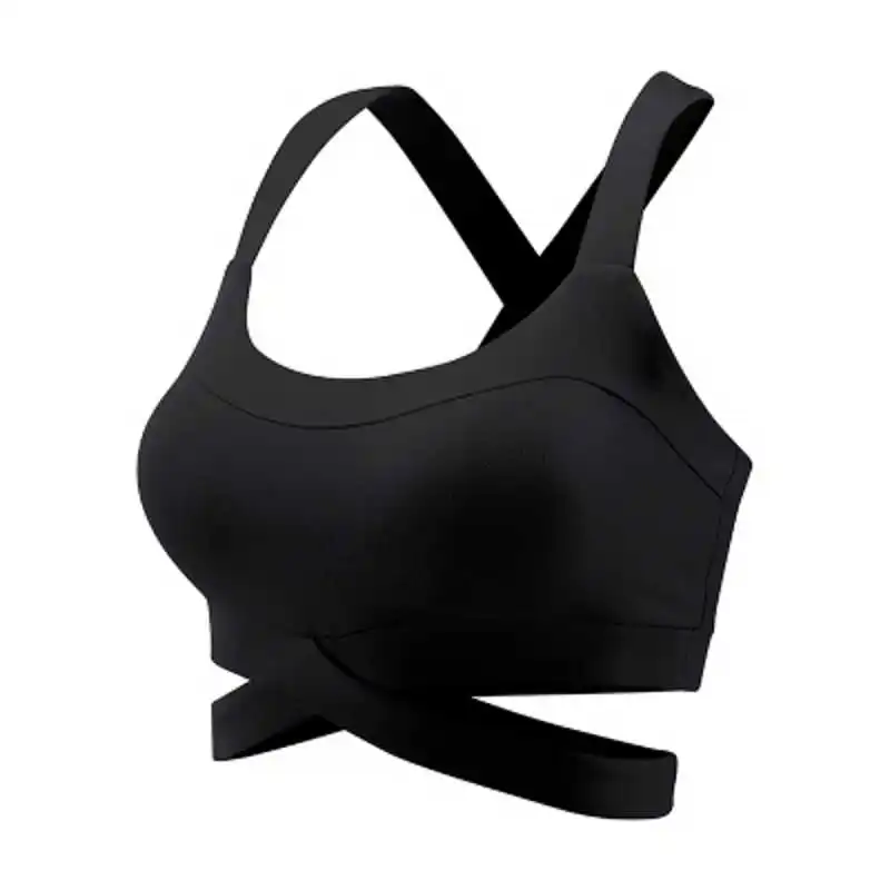 Oyoo-Purple-Strappy-High-Impact-Sports-Bra-Sexy-Cropped-Yoga-Tops-Black-Activewear-Contrast-Grey-Workout (2)_conew1