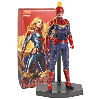 

Crazy Toys Marvel Avengers Super Hero Captain Marvel Statue PVC Action Figure Collectible Model Toy