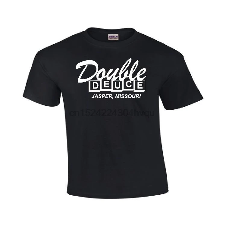 DOUBLE DEUCE MENS T SHIRT ROADHOUSE 80/'S MOVIE CULT PATRICK SWAYZE GHOST NOVELTY
