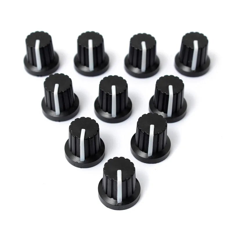 New Arrival High Quality 10 Pcs Potentiometer 6mm Shaft Hole Dia