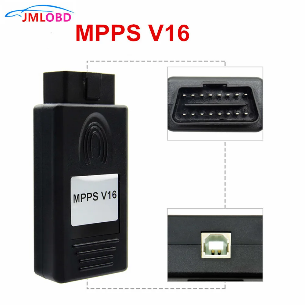 

M ECU Chip Tuning Tool MPPS V16 Cable for EDC15 EDC16 EDC17 OBD2 ECU Diagnostic Tool Read/write flash Multi-language