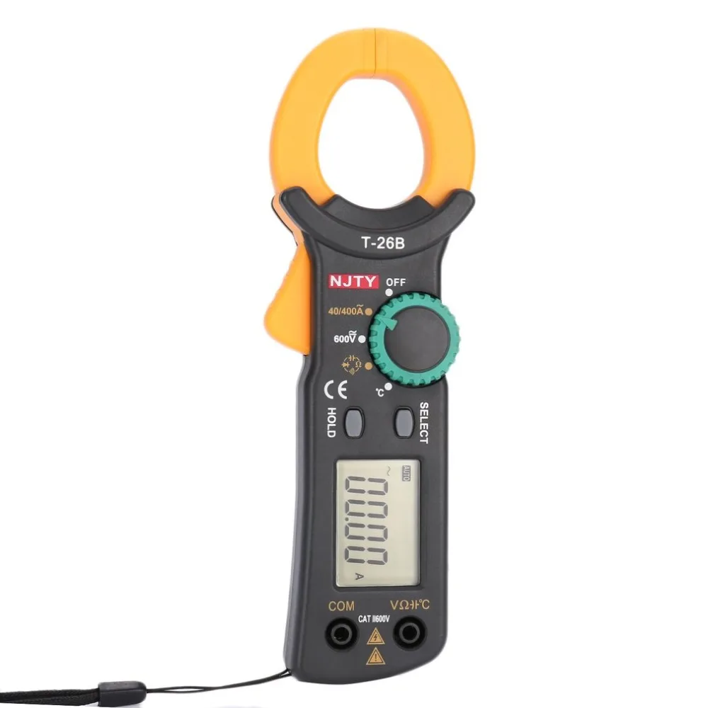 

Digital Clamp Meter NJTY DC/AC Volt Amp Ohm Multimeter Mini Ammeter Current Voltage Tester Electric Meter Resistance Diode