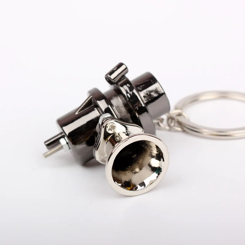 

Fashion Metal Blow Off Valve BOV Keychain Keyring Pendent Car Auto Accessries Black Key Chain Car Parts Key Ring