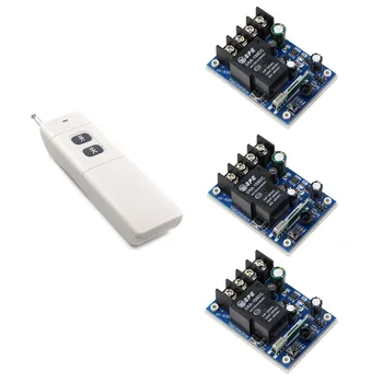 

DC 12V 24V 36V 48V Wireless Remote Control Switch Remote Light Switch 40A 1CH Relay Receiver + Long Range Transmitter