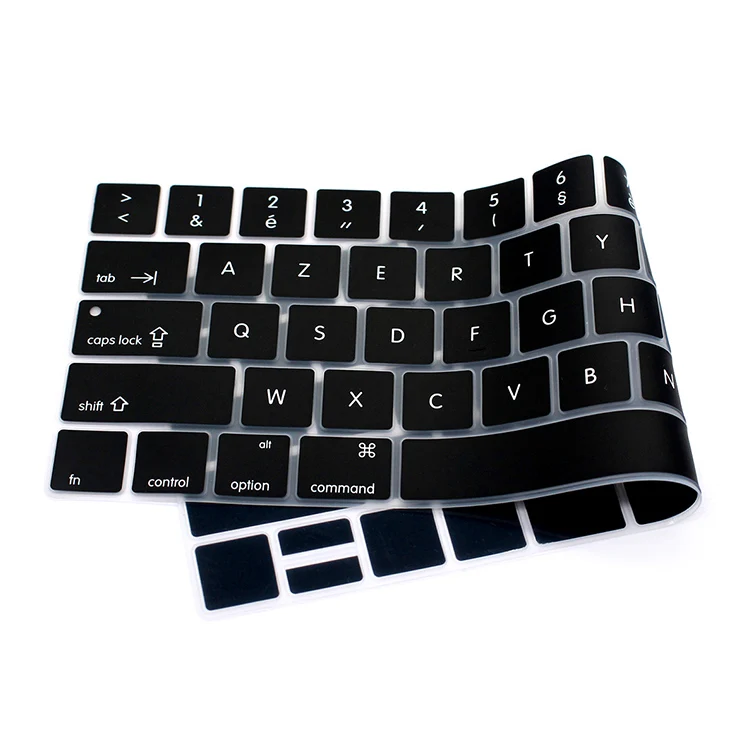 Французская клавиатура с раскладкой AZERTY Обложка наклейки протектор кожи для Mac Pro