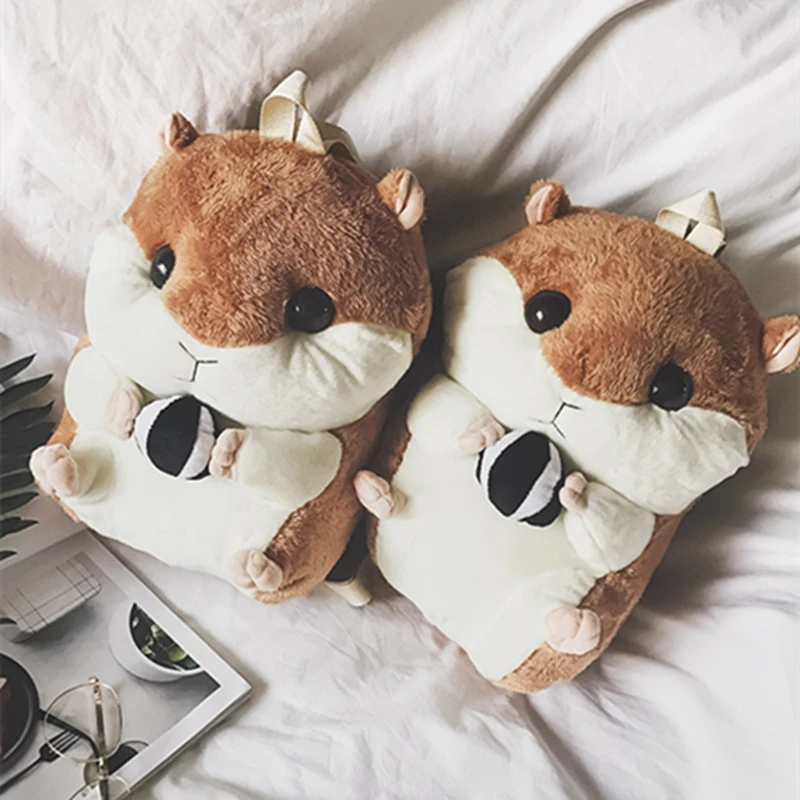 Cute Russia hamster Plush Backpack Girls Birthday Gift Room Decor