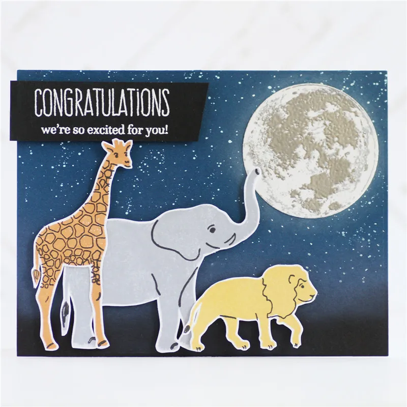 

Baby Zoo Metal Cutting Dies for Scrapbooking 2019 New Craft Dies DIY Album Card Making Decor Paper