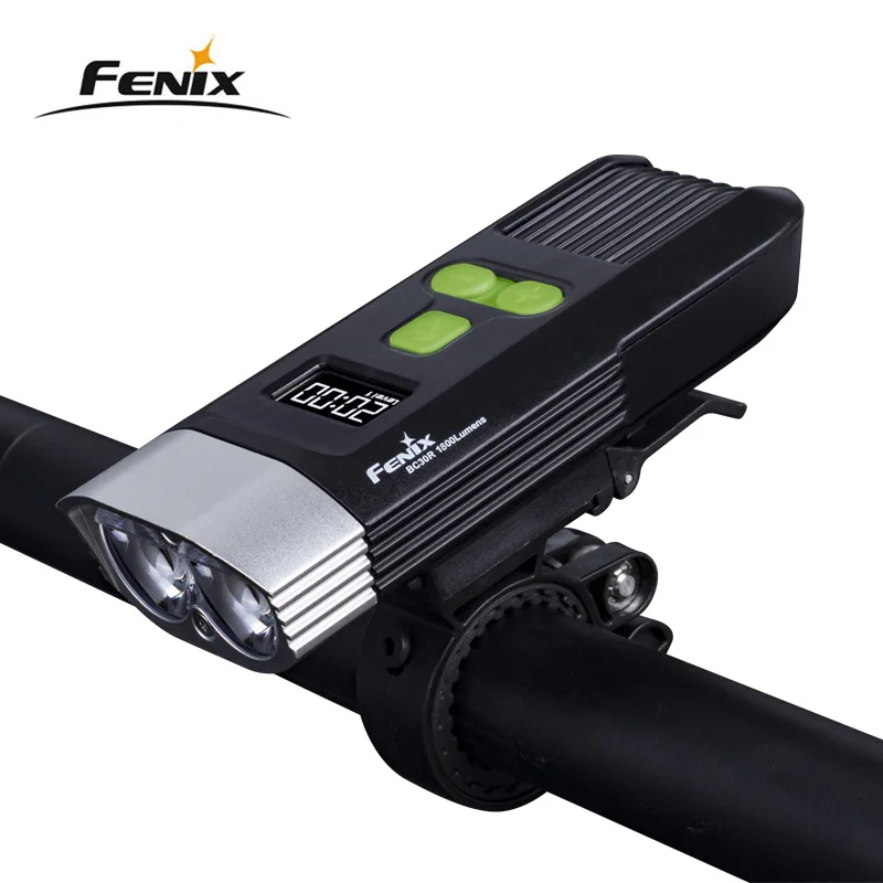 Fenix BC30R USB аккумуляторная велосипед свет 1800 люмен экран OLED дисплей 5200 мАч батареи