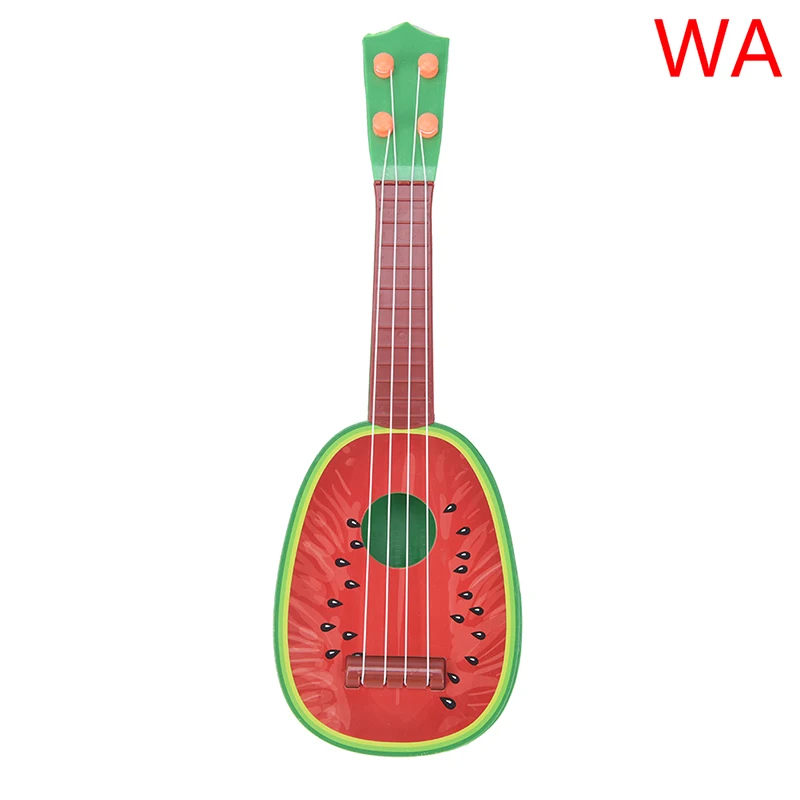 4 струны фрукты Стиль гитара музыкальный инструмент укулеле Дети Рождественский подарок игрушка супер милые дети