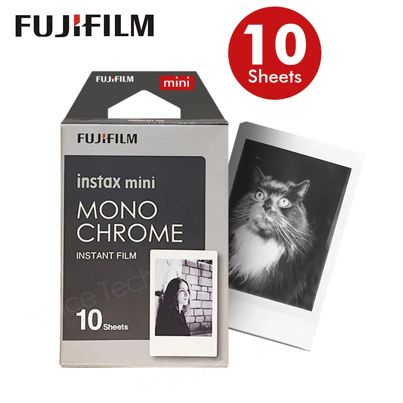Fujifilm Fuji Instax Mini 8 монохромный Плёнки 10 Простыни детские для 70 50 s 7 s 90 25 поделиться SP-1 мгновенное камер новое поступление