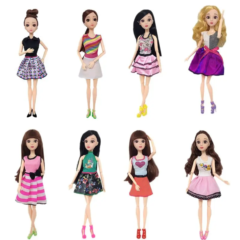 

Newest Doll Clothes Handmade Beautiful Fashion Dress For Barbie Noble Doll Girls Toy Gift
