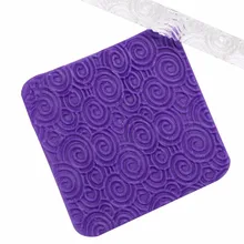 Прозрачные круглые акриловые кольца Роллинг штифт для украшения торта инструмент помадки embrosser форма выпечки кондитерский инструмент