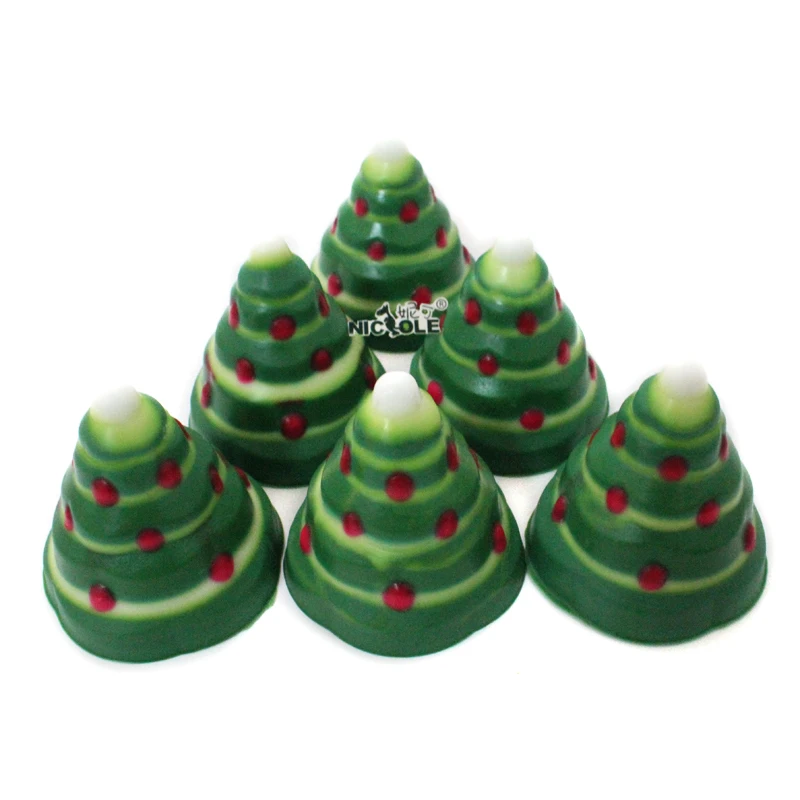 

Christmas Soap Mold Silicone Tree Moulds Cakes Mousse French Dessert Mold Pastry Baking Tools