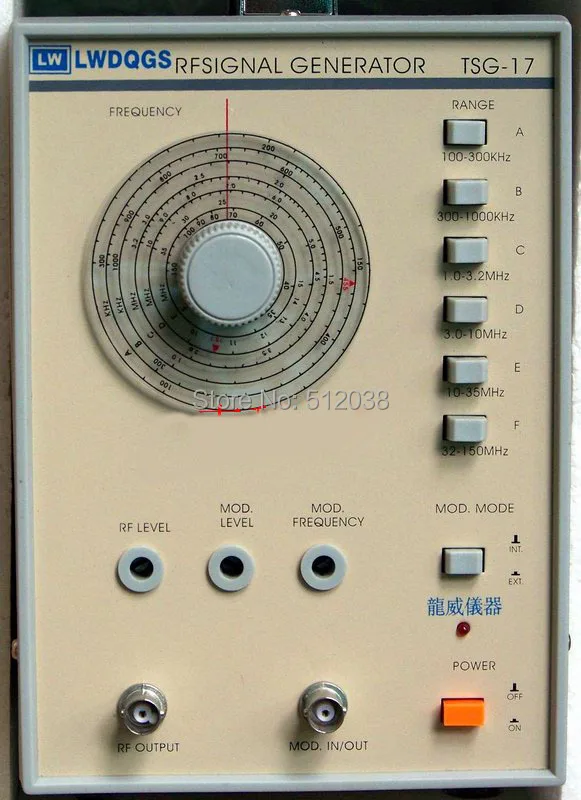 LW TSG 17 High Frequency Signal Generator 100kHz150MHzin Signal Generators from Tools on