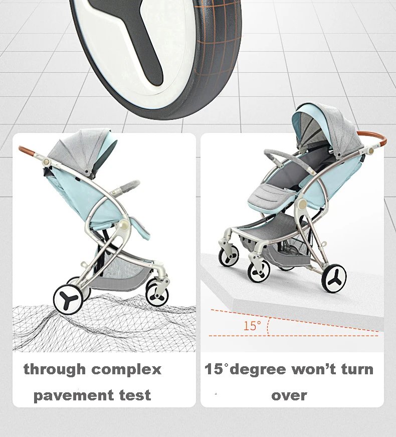 Новое поступление, складывающаяся переносная детская коляска для путешествий, коляска-багги, детская коляска с высоким пейзажем, детская коляска