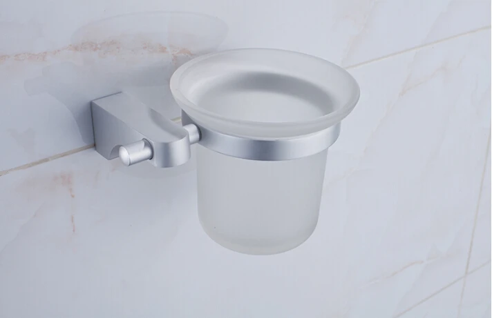 1 шт. Ванная комната туалетные щетки комплект Космический алюминиевый настенный кронштейн держатель для туалетной щетки Лидер продаж J2040