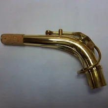 Альт-саксофон шеи Золотой лак с гравировкой 24,5 мм