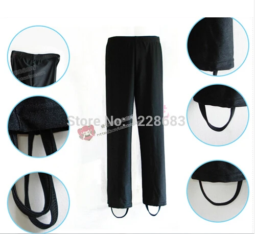 

2017 Red Black Spandex Women Men And Kids Boy Long Stirrup Dance Pants / Ballet Pants / Gymnastic Pants