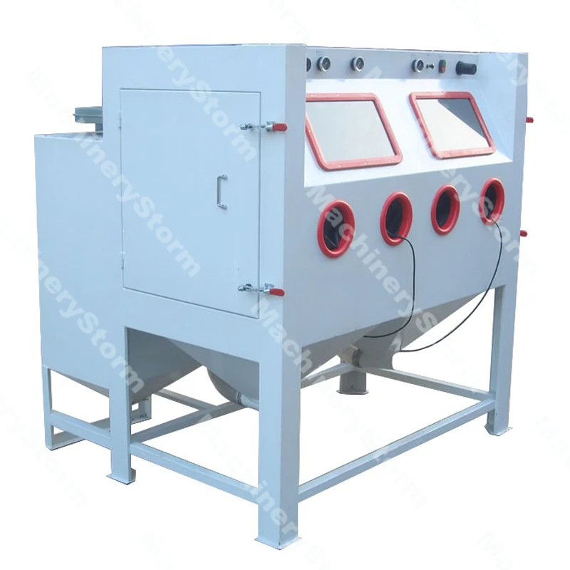 Manual Multi station sandblasting cabinet