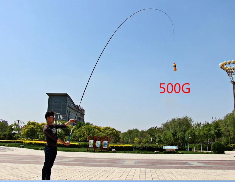 vara de pesca alta carbono superhard ultraleve