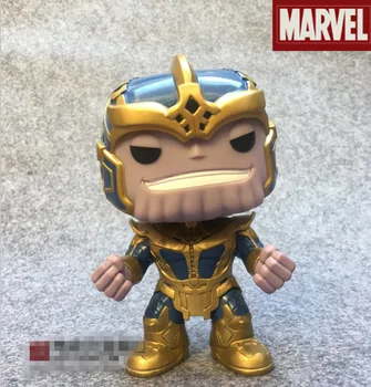 

6'' Original Funko pop Used Marvel: Guardians of The Galaxy Series 2 Thanos Vinyl Action Figure Collectible Model Loose Toy
