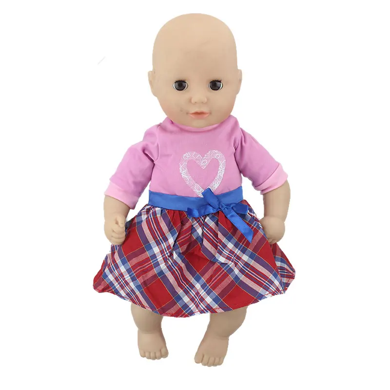 Новая милая кукла в платье одежда подходит для 36 см куклы, 14 дюймов куклы одежда дети лучший подарок на день рождения - Цвет: a2