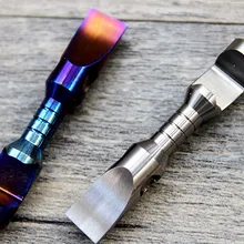 Титановая открывашка отвертка ожога титановый брелок Подвеска EDC Мульти инструменты Инструменты для улицы