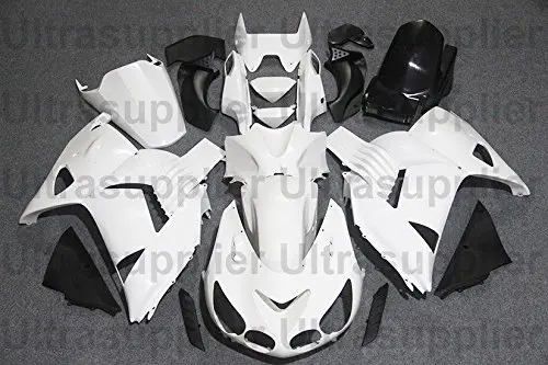 

Unpainted White Fairing Injection ABS for 2006-2011 Kawasaki ZX14R ZX-14R ZX 14R