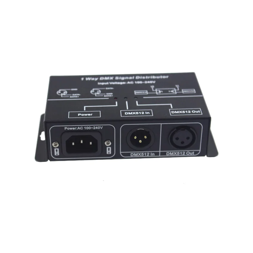 AC100 240V распределитель сигналов DMX 1 ch DMX512 Выход сигнала макс 32 оборудования