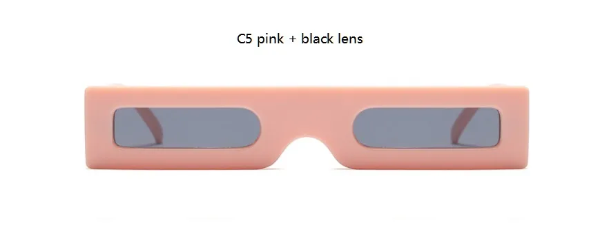 45554 крутые маленькие солнцезащитные очки для мужчин и женщин, Уникальные Модные Винтажные Брендовые очки CCSPACE, дизайнерские мужские и женские оттенки - Цвет линз: C5 pink black