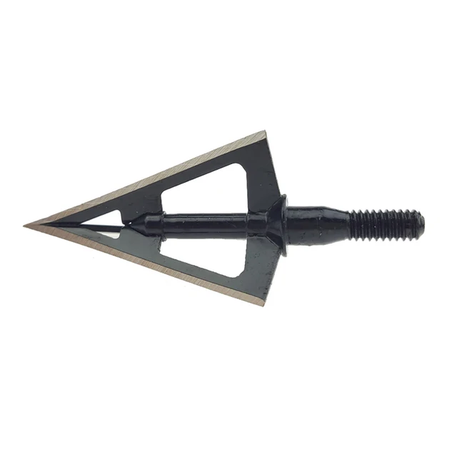 3 pcs/lot Black Color Hunting Arrow crossbow arrow Tips Metal Archery