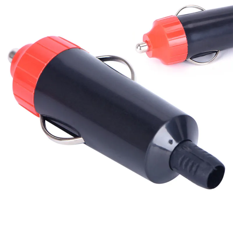 

1pc 12V Male Car Cigarette Lighter Socket Plug Motorcycle Socket Power Charger Adapter Connector + Fuse Converter Plug Hot Sell