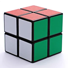 Oyuncak Qiyi Волшебные кубики 2x2 куб Cubo Magico 50 мм Скорость карман Стикеры игра-головоломка, профессиональные обучающие игрушки для детей