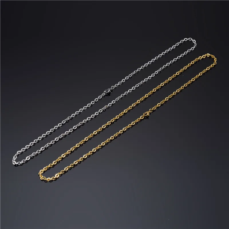 Длинное ожерелье из нержавеющей стали серебристого цвета|fashion jewelry|jewelry fashionwomen