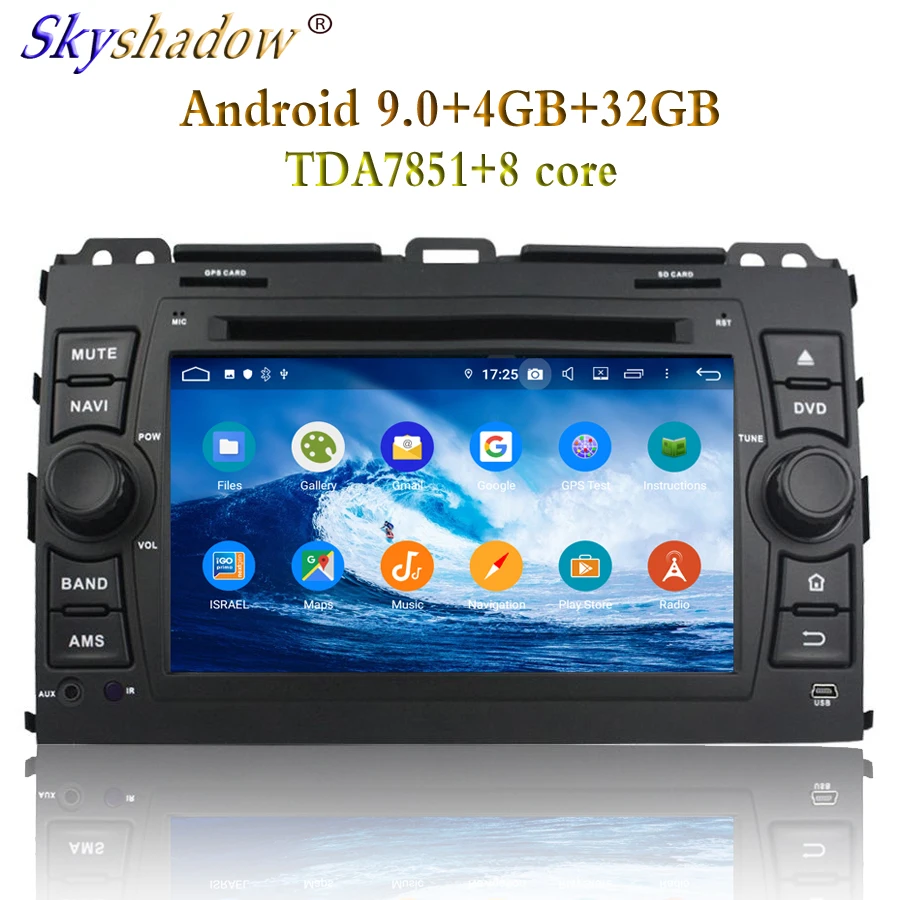 Best Android 9.0 4GB RAM octa 8 Core 32GB ROM For Toyota Prado Land Cruiser 120 2006-2010 Car DVD Player Wifi BT RDS RADIO tuner GPS 0 Best Android 9.0 4GB RAM octa 8 Core 32GB ROM For Toyota Prado Land Cruiser 120 2006-2010 Car DVD Player Wifi BT RDS RADIO tuner GPS 0