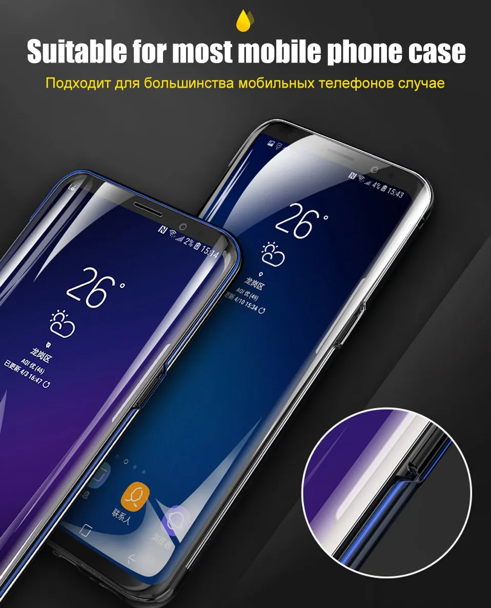 3D Tempered Glass for Samsung Galaxy S10 Lite Plus Screen Protector Curved Edge Glass For Samsung Note 8 9 S8 S9 Plus S6 S7 Edge (3)