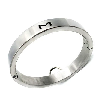 Exquisite Stainless Steel M Hollow Necklet Collar Neck Ring Restraint Locking Pins Adult Bdsm Sex Games Toy For Male Female 531 Exquisite Stainless Steel M Hollow Necklet Collar Neck Ring Restraint Locking Pins Adult Bdsm Sex Games Toy For Male Female 531