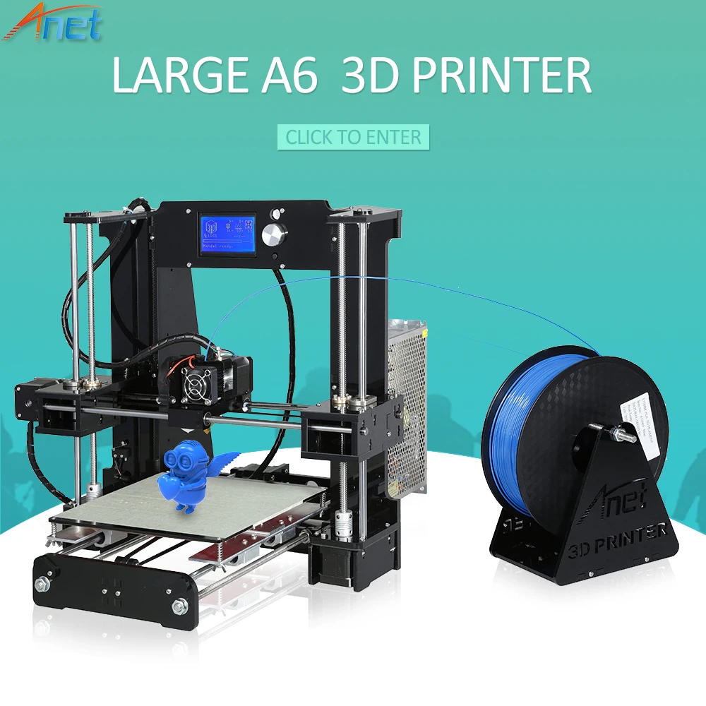 Anet A2 A6 A8 E10 E12 3D Printer Kit Easy Assemble Auto Leveling Large Size Reprap Prusa i3 Impressora 3d printer with Filament Anet A2 A6 A8 E10 E12 3D Printer Kit Easy Assemble Auto Leveling Large Size Reprap Prusa i3 Impressora 3d printer with Filament