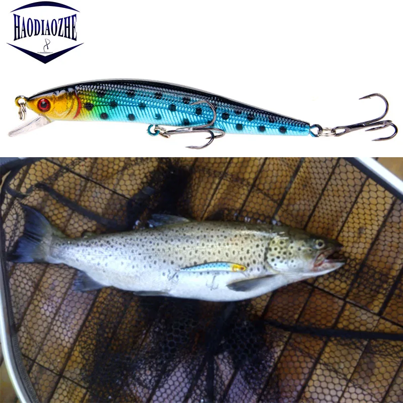 Рыболовная Приманка Minnow плавание на глубине жесткая приманка рыболовные снасти