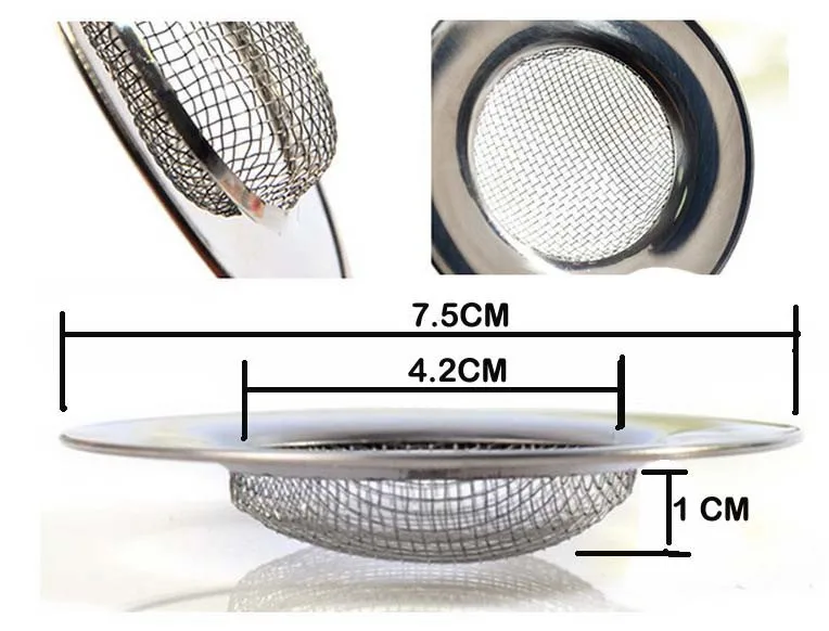 Модная нержавеющая сталь сетка кухонная техника канализация удобный фильтр колючая проволока дуршлаг раковина слив