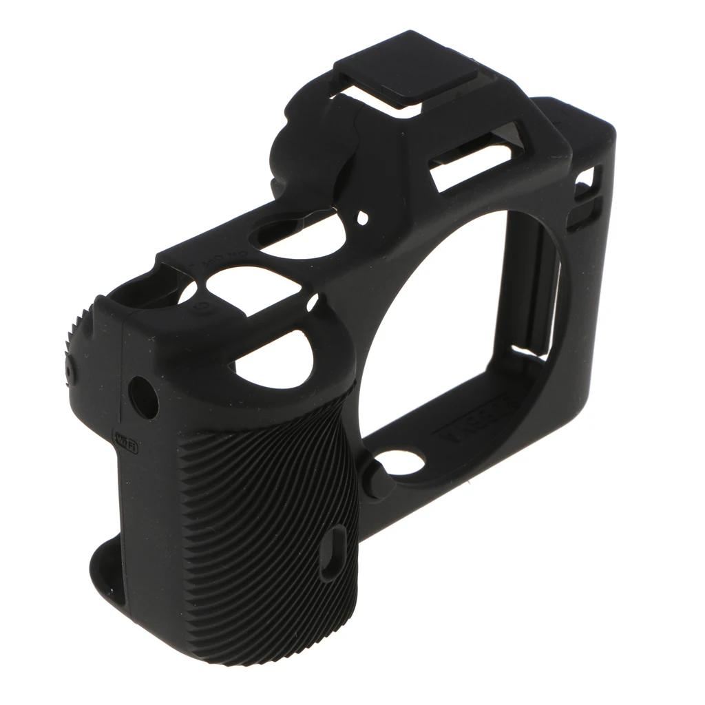 2019 New Black Soft Skin Silicone Cover Case Protective Body for Sony A7 A7R A7S Camera Protector Accessory Kit Camera case