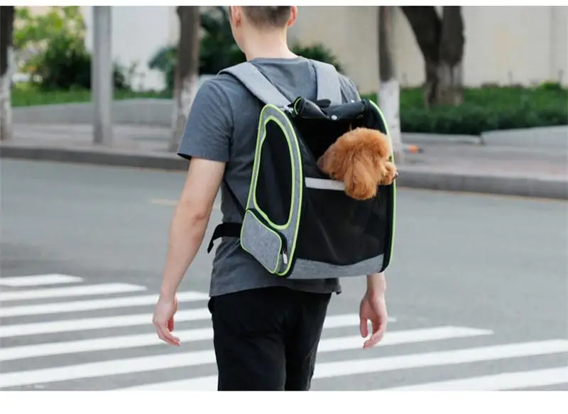 Дропшиппинг рюкзак для собак дышащая переноска для питомцев сетчатая переноска для щенков кошек переносная сумка для прогулок на открытом воздухе