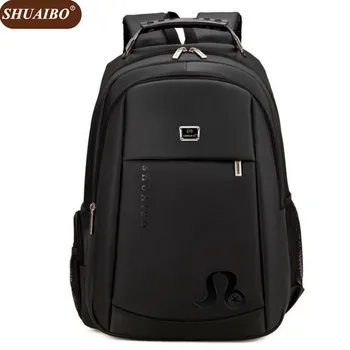 

Shuaibo 2019 Laptop Backpack Men Women Mochila for 15.6 Inch Notebook Computer Rucksack School Bag Backpack for Teenagers D094