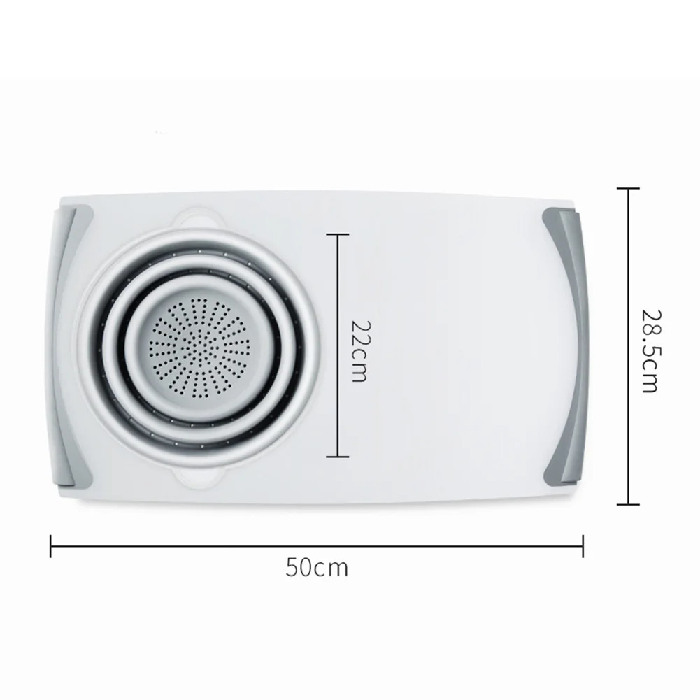 Многофункциональная кухонная Складная Раковина разделочная доска сливная корзина классификация моющаяся разделочная доска
